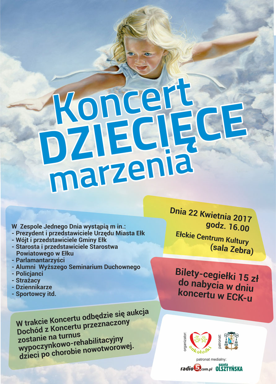 plakat dzieciece marzenia